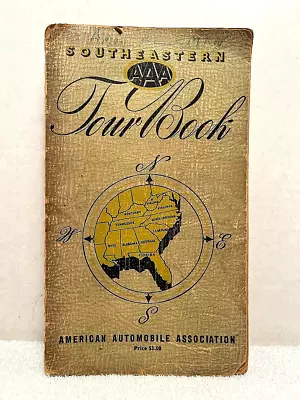 1941 AAA SOUTHEASTERN TOUR BOOK American Automobile Association Maps Hotels VTG • $13.49