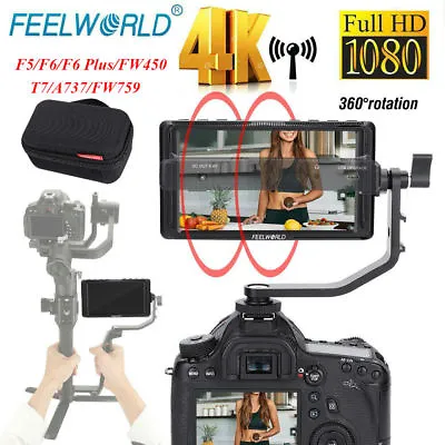 Feelworld F6/ F6 Plus/ F5 IPS Screen HD 1920x1080  Monitor For DSLR Cameras • $223.85