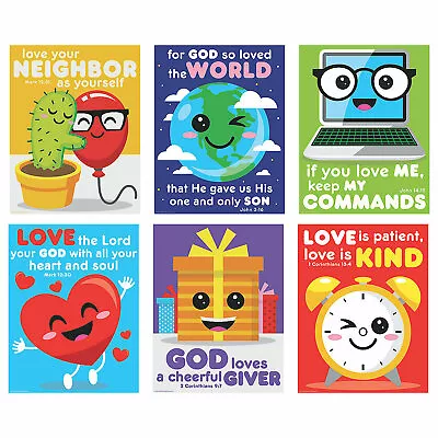 God'S Love Poster Set - Educational - 6 Pieces • $24.99
