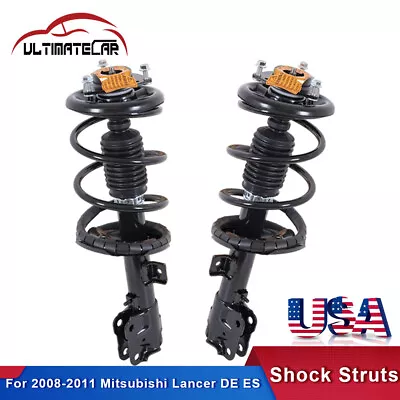 Set 2 Complete Front Shock Struts & Spring For 2008-2011 Mitsubishi Lancer DE ES • $123.88