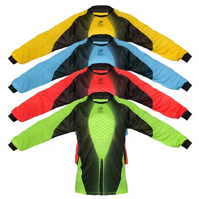 Viper Football Goalkeeper Goalie Soccer Keeper Goalie Padded Jersey Men's Shirt  • £18.49