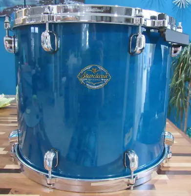 Tama Mid-1990s To Pre-2009 Coral Reef Blue Lacquer 16”x13” Floor Tom Starclassic • $279