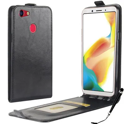 $9.99 • Buy Black Leather Flip Card Wallet Case Cover For OPPO A73  + FREE Stylus