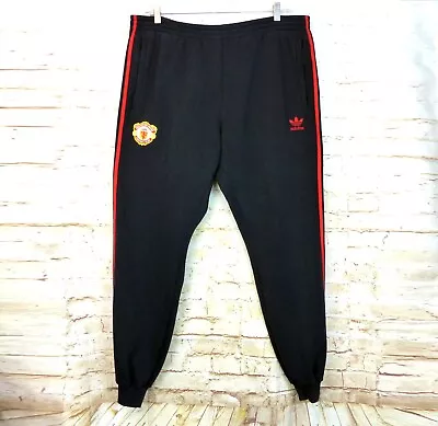 Adidas Manchester United Training Sweatpants 2017 Men 2XL Black Football Soccer • $75