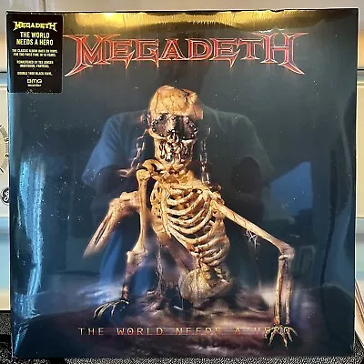 Megadeth The World Needs A Hero  180 Gr Factory Sealed UK IMPORT Vinyl LP • $37.99