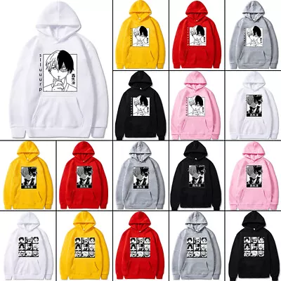 Lady Anime My Hero Academia Manga Hoodies Sweatshirt Jumper Winter Warm 6 Colors • £20.63