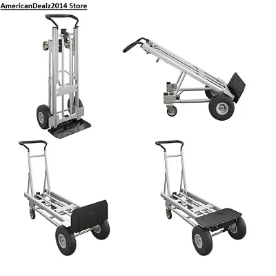 Cosco 4-In-1 Convertible Hand Truck Dolly Cart Platform Aluminum Flat Free • $209.90