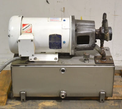 $499.99 • Buy Baldor WashDown-Duty 3-Hp 3-Ph Motor & Haldex Hydraulic Pump Power Unit Tank SS