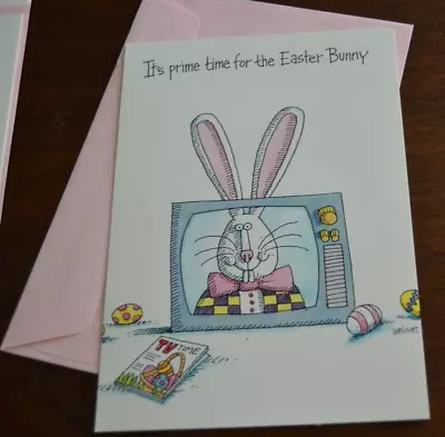 Vintage Marcel Schurman Easter Greeting Card TV PRIME TIME Bunny Rabbit Lot Of 7 • $14.50