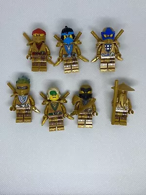 Lego Ninjago Legacy Pearl Gold Collectible Minifigures All 7 New Retired Limited • $351.25