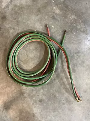 20 Ft 1/4 Id Oxygen And Acetylene Twin Welding Hose Victor & Harris (NP4) • $20