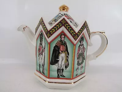 Sadler The Duke Of Wellington & Soldiers Of The Battle Of Waterloo Decor Teapot • £20