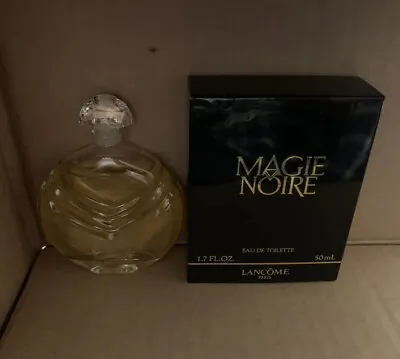 Magie Noire Lancome 1.7 Oz 50ml Eau De Toilette SPLASH (Old Formula) Very RARE • $180