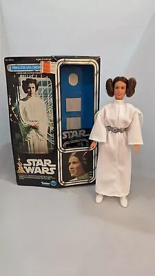 1977 Vintage Star Wars  PRINCESS LEIA 12 Inch Doll Complete With Box • $700