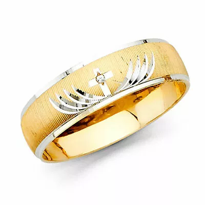 14K Two Tone  Men's Wedding Band • $275.20