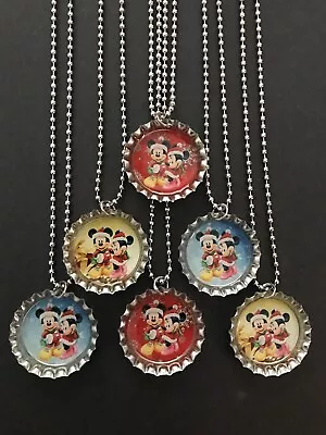 Christmas / Mickey And Minnie/ Party Favors/ 6 Necklaces/ Stocking Stuffer /Gift • $12