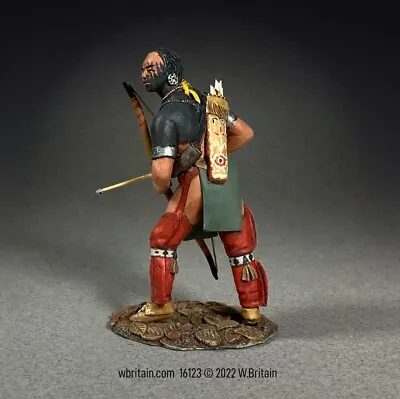 BRITAINS SOLDIERS 16123 - Native Warrior With Bow And Arrow-  Diecast Metal • £56.99