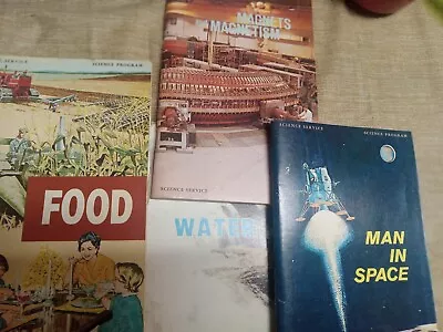 1967 Science Service Program Water Magnets And Magnetism Food Man In Space • $15