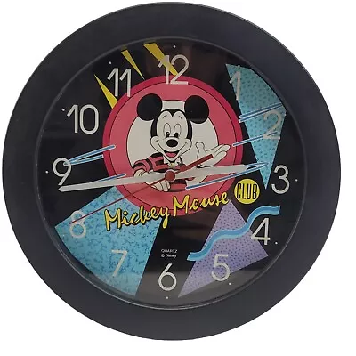 Vintage 1990S MICKEY MOUSE CLUB Wall Clock Disney Works & In Great Condition  • $28.95
