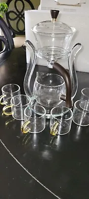 Lazy Kung Fu Glass Tea Set With 6 Glasses • $39