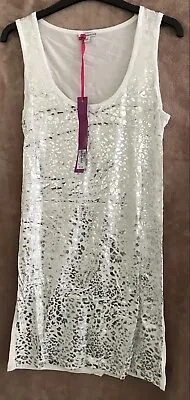 M & S Limited Collection Ladies Long Vest/Short Dress UK10 • £11