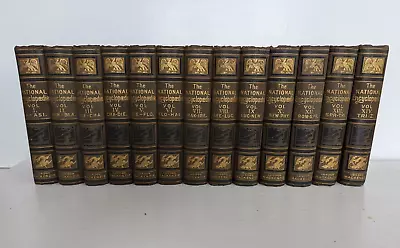 1880 Victorian The National Encyclopedia London Mackenzie 13 Volumes MISSING XI • £69.99