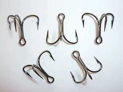 100 Mustad KVD-Classic TG76-BN Short-Shank 1X Triple-Grip (Size 4) StandardPoint • $33.95