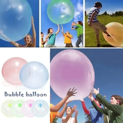 70-120cm Super Soft Wubble Bubble Ball Toy Firm Ball Stretch Bubble Big Balls AU • $5.59