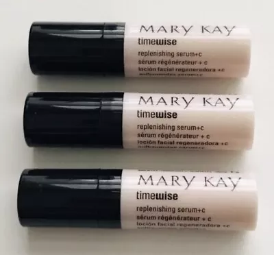 Lot Of 3 New Mary Kay Timewise Replenishing Serum + C Mini / Travel Size • $17.95