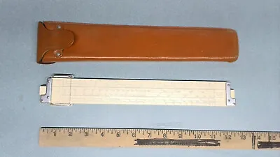 VTG RARE 1947 K&E Slide Rule 4081-3 LOG LOG DUPLEX DECITRIG KEUFFEL & KESSER CO. • $40