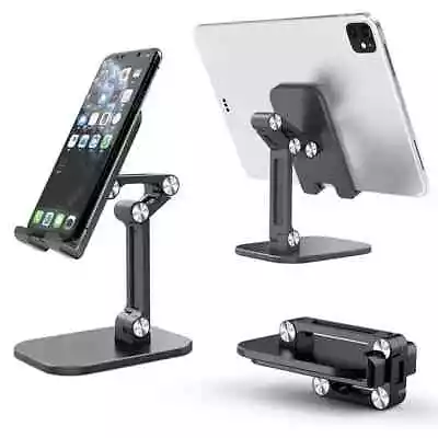 Portable Adjustable Tablet Stand Holder Mount Desk For IPad Phone Samsung UK • £5.99