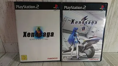 PS2 Xenosaga Episode 1 ＆ 2 Set Of 2 Japanese Version PlayStation 2 Namco USED • £22.03