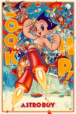  Astro Boy  Screen Print By Martin Ansin #63/275 *sold Out* • $125