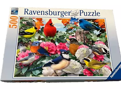 Ravensburger Puzzle GARDEN BIRDS 500 Piece Germany Excellent Condition 2248 • $7.31