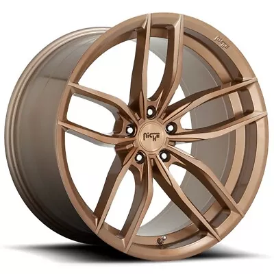 20  Staggered Niche Wheels M202 Vosso Glossy Bronze Brushed Rims (4pcs) • $1798