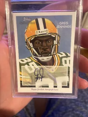 Greg Jennings 2009 Topps National Chicle Cabinet Autograph Auto #NCCC17 Green • $13.99