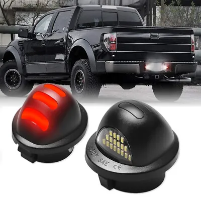 $14.99 • Buy 2 For Ford F150 Bronco Ranger Explorer RED TUBE LED License Plate Tag Light Lamp