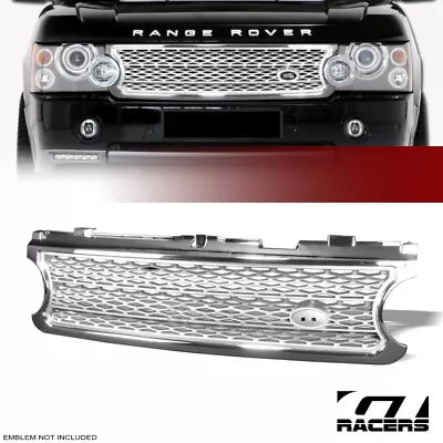 For 2006-2009 Land Range Rover Chrome/Silver Mesh Style Front Hood Bumper Grille • $80
