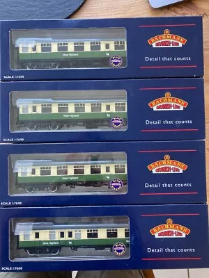 £350 • Buy Bachmann West Highland Coaches X4 OO Gauge New 39-000X 