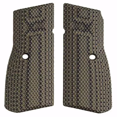 FN High Power G10 Diamond Back Grips Durable Polymer - Dirty Olive • $69.99