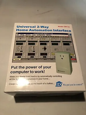 $29.95 • Buy X-10 Activehome 2 Way Computer Interface Model CM11A Use With Automation Modules