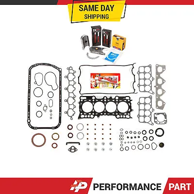 Full Gasket Set Bearings Rings For 93-96 Honda Prelude 2.2 H22A1 • $140.99