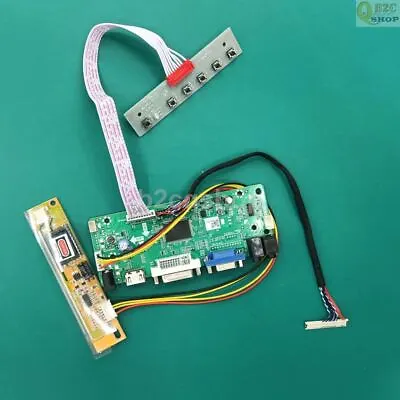 HDMI VGA DVI LCD Monitor Controller Board Kit LVDS Converter For N154I3 1280X800 • $23.30