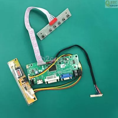 $23.28 • Buy LP154WX4-TL 30 Pin LVDS Converter HDMI VGA DVI LCD Driver Board Kit For LG Panel