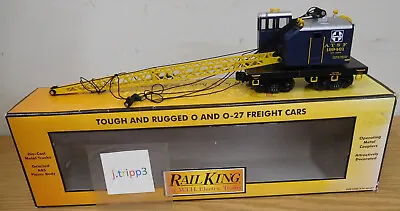 Mth Railking 30-7967 Santa Fe Atsf American Crane Car O Gauge Train Cables Loose • $39.95