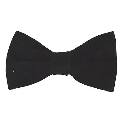 Luxury Black Velvet Bow Tie • £11.99