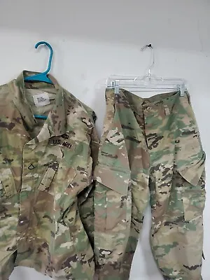 USGI Scorpion W2 OCP Combat Uniform Top Jacket Set Pants Medium  Short 50/50 • $39