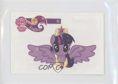 2013 My Little Pony: Friendship Is Magic Series 2 FunTats Twilight Sparkle 02l5 • £4.60