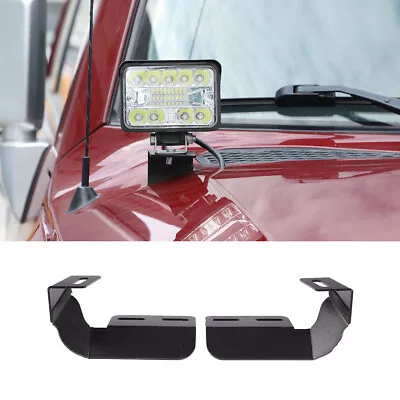 Engine Hood LED LIGHT POD Hood Ditch Mounting Bracket For Toyot FJ Cruiser 07-21 • $40.99