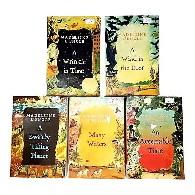 Madeleine L' Engle A Wrinkle In Time Quintet Complete Series Set Of 5 Books PB • $17